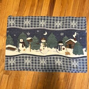 2 pk of snowman pillowcases